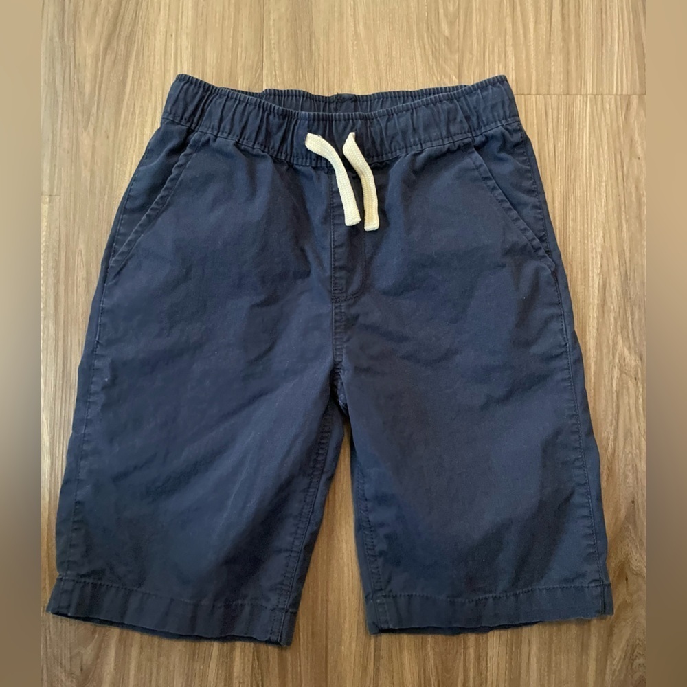 Place Boys Navy Blue Casual Shorts with Drawstring